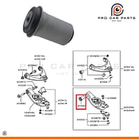 Cao su càng A dưới Triton 2015- 2WD (1 Cầu)