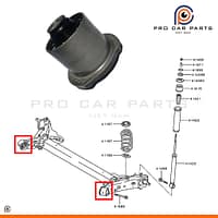 Cao su cầu sau Xpander 2018-