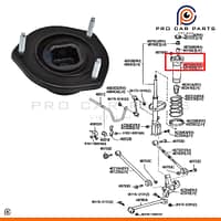 Bát bèo phuộc sau Camry 2001-2006 ACV30