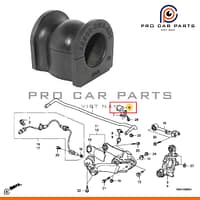 Cao su cân bằng sau Honda CRV 2006-2018 (Động Cơ 2.0, 2.4)