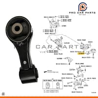 Cao Su Chân Số 8 Vios 2014-2021- MT (Xe Số Sàn)