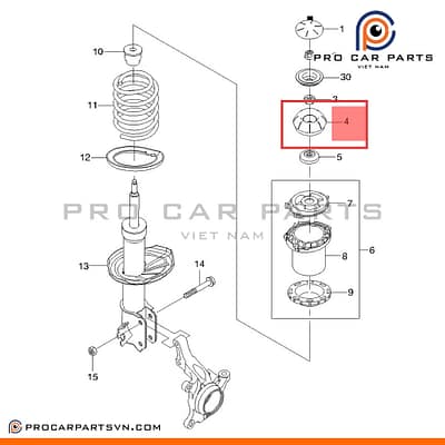 Bát bèo phuộc trước Lacetti 2004-2013